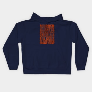 The Murder Hornets Conspiracy Kids Hoodie